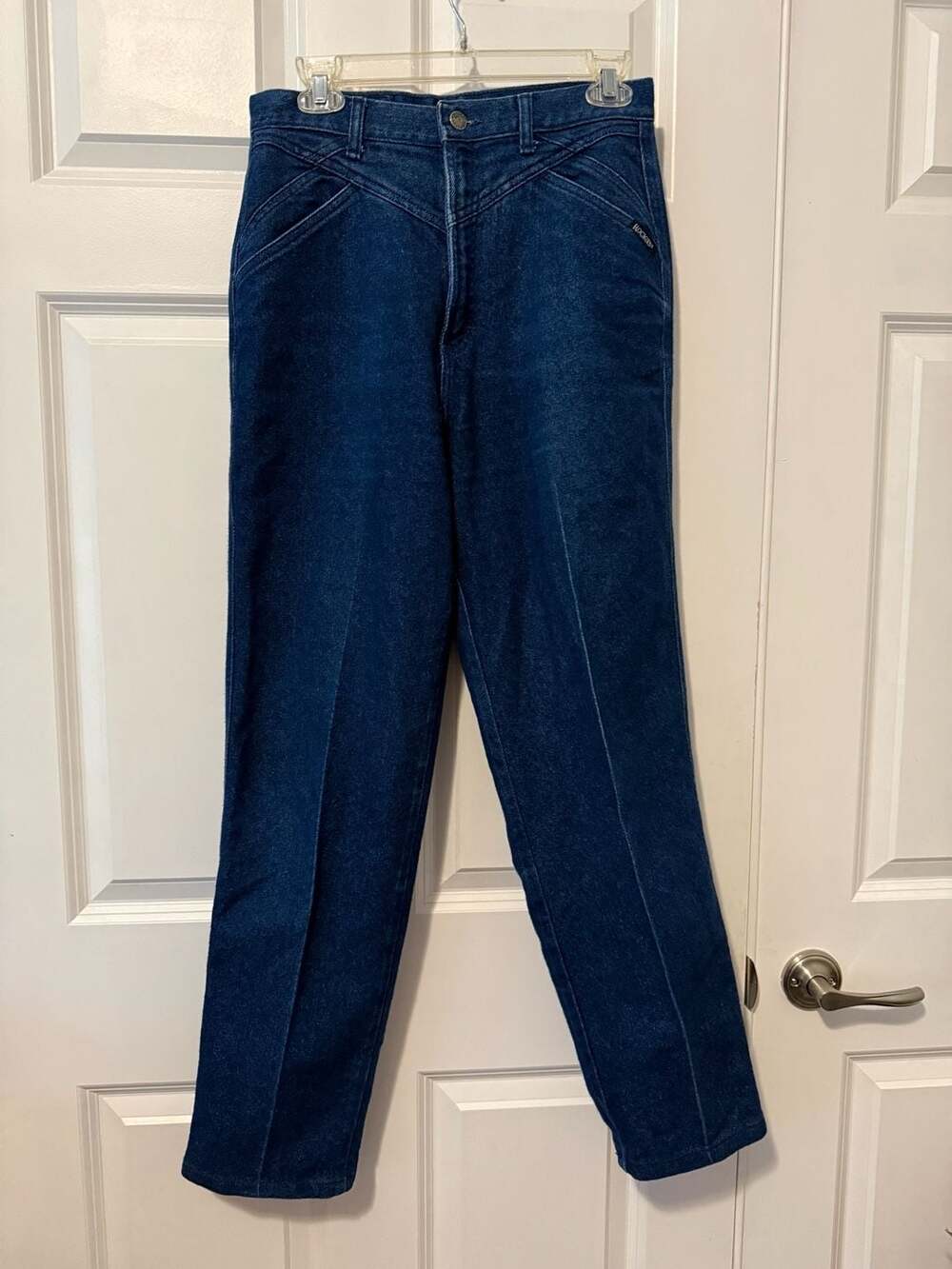 Vintage 90s Rockies Western Yoke High Rise Dark Wash Jeans Size 11/12